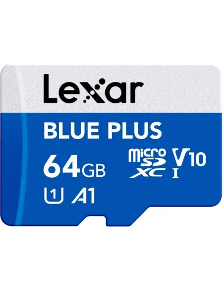 Lexar BLUE PLUS 64GB microSDXC UHS-I para móvil y cámara