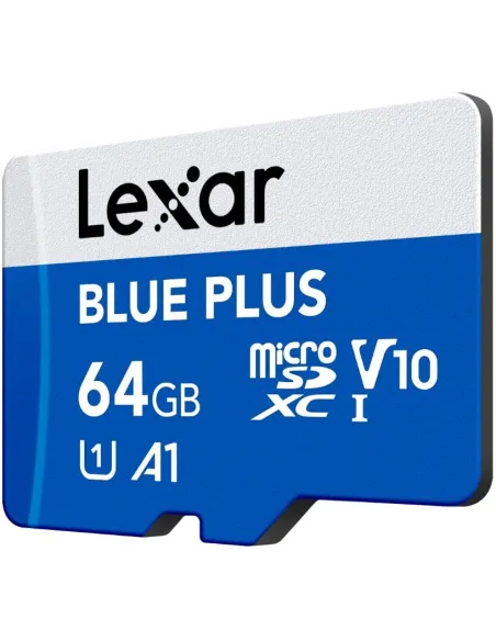 Lexar BLUE PLUS 64GB microSDXC UHS-I para móvil y cámara