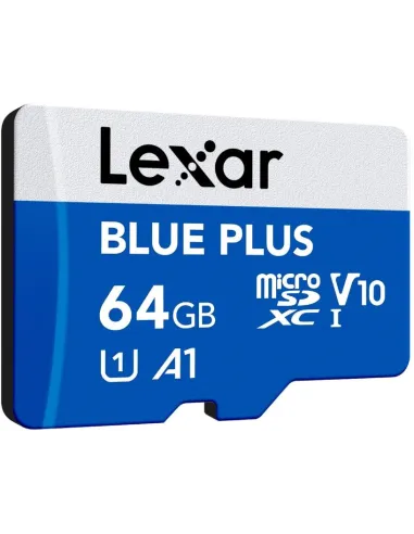 Lexar BLUE PLUS 64GB microSDXC UHS-I para móvil y cámara
