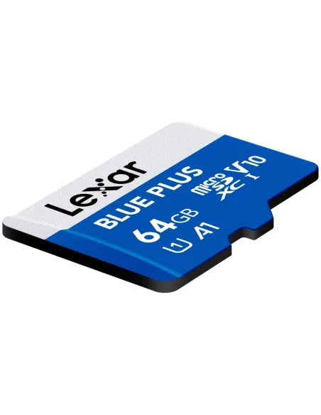 Lexar BLUE PLUS 64GB microSDXC UHS-I para móvil y cámara