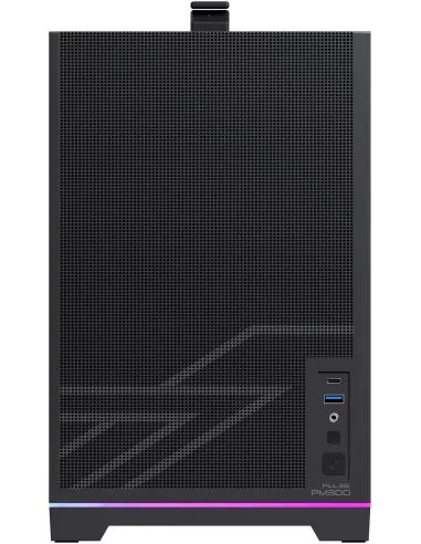 Einarex PM300 Core Black: caja Micro-ATX compacta con USB-C