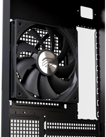 Einarex PM300 Core Black: caja Micro-ATX compacta con USB-C