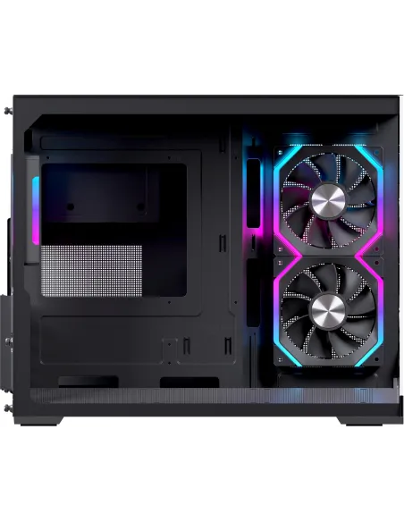Caja microATX Einarex Prisma SM300 RGB negra con cristal