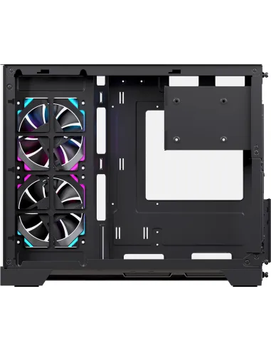 Caja microATX Einarex Prisma SM300 RGB negra con cristal