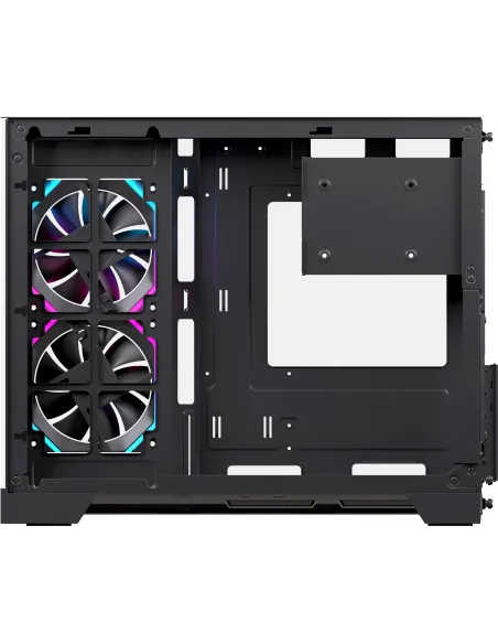 Caja microATX Einarex Prisma SM300 RGB negra con cristal