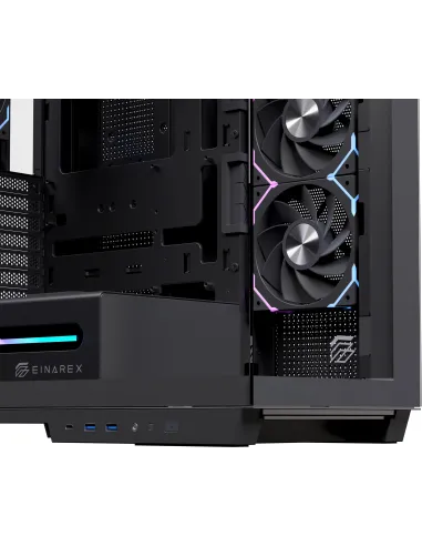 caja Einarex Zenith Z1K: semitorre E-ATX RGB con vidrio