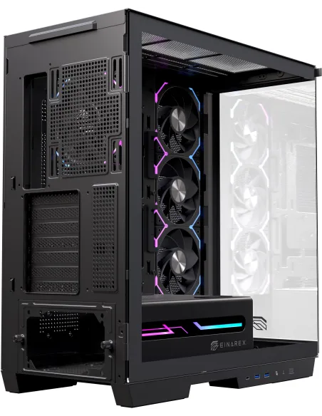 caja Einarex Zenith Z1K: semitorre E-ATX RGB con vidrio