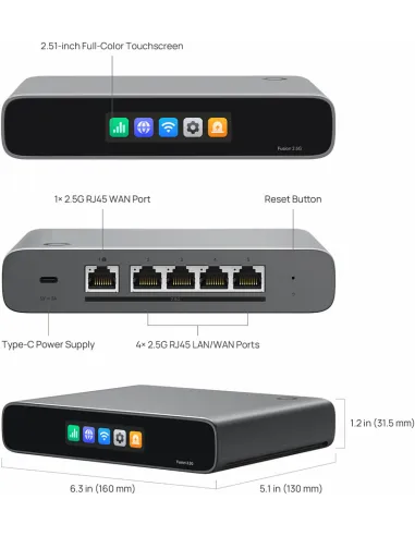 TP-Link Omada Fusion 2.5G : gateway Multi-WAN 2.5G con VPN