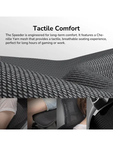 Cougar Speeder Elite: silla gaming de malla y soporte lumbar