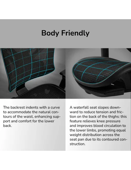 Cougar Speeder Elite: silla gaming de malla y soporte lumbar