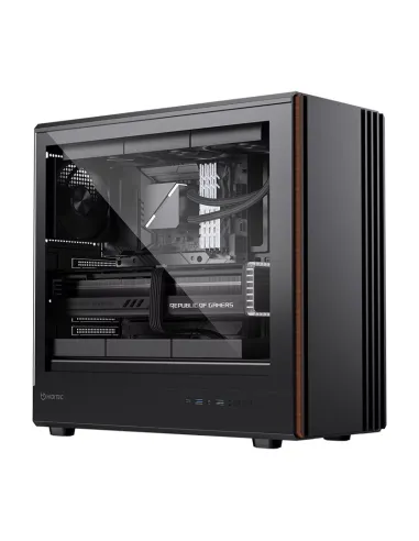 Hiditec ORIGIM Negra Semitorre ATX con 3 Ventiladores F10 PWM de 120mm