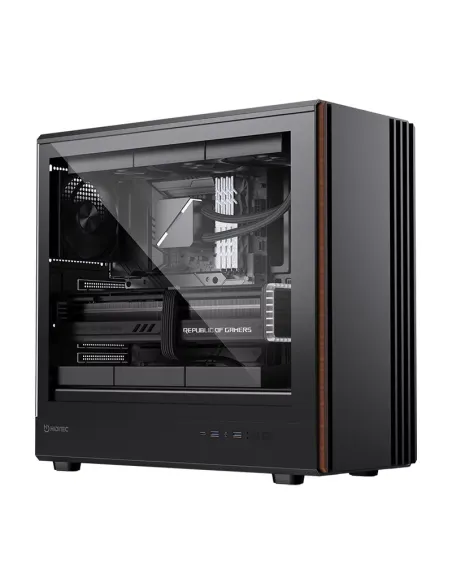 Hiditec ORIGIM Negra Semitorre ATX con 3 Ventiladores F10 PWM de 120mm