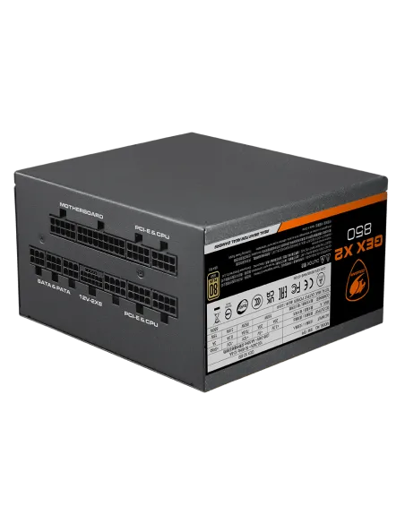 Cougar GEC X2 750W: fuente ATX 3.1 Gold 12V-2X6 PCIe 5.1