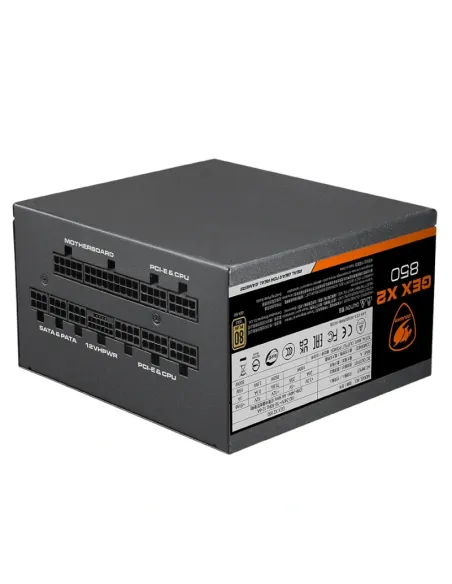 Fuente Cougar GEC X2 850W: ATX 3.1 y 80 Plus Gold modular