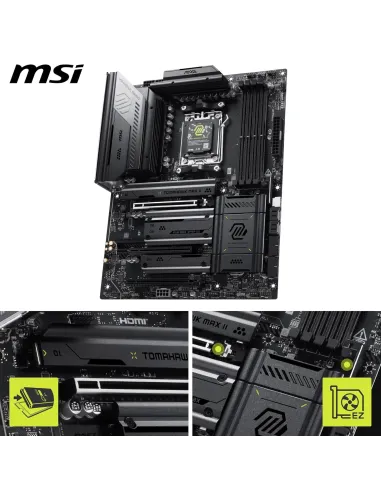 MSI MAG B850 TOMAHAWK MAX WIFI II: placa AM5 DDR5 8400+ MT/s