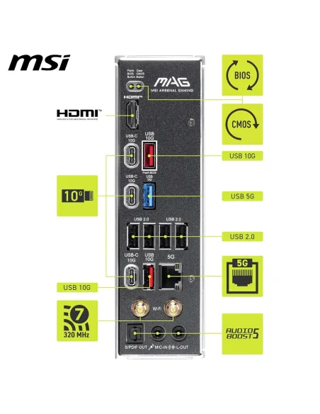 MSI MAG B850 TOMAHAWK MAX WIFI II: placa AM5 DDR5 8400+ MT/s