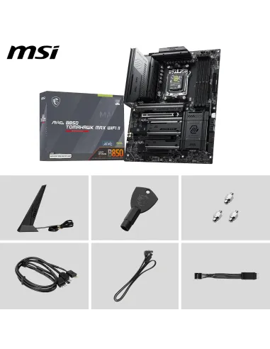 MSI MAG B850 TOMAHAWK MAX WIFI II: placa AM5 DDR5 8400+ MT/s