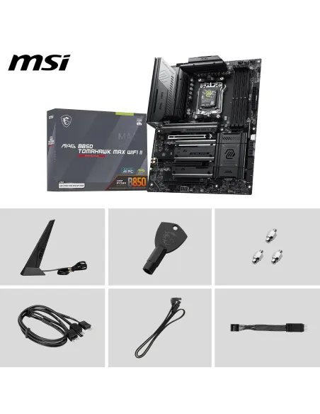 MSI MAG B850 TOMAHAWK MAX WIFI II: placa AM5 DDR5 8400+ MT/s