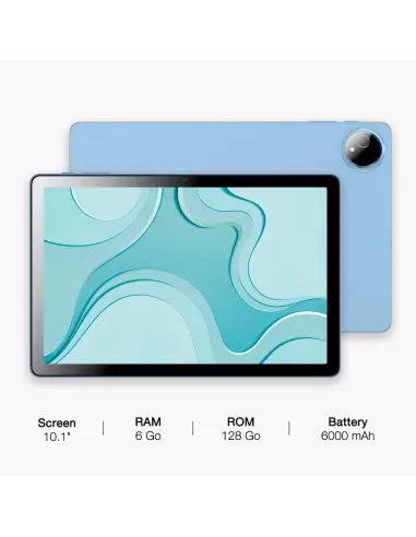 Tablet Logicom Fold 10.1" 6GB 128GB Azul con folio