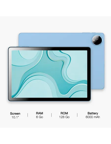 Tablet Logicom Fold 10.1" 6GB 128GB Azul con folio