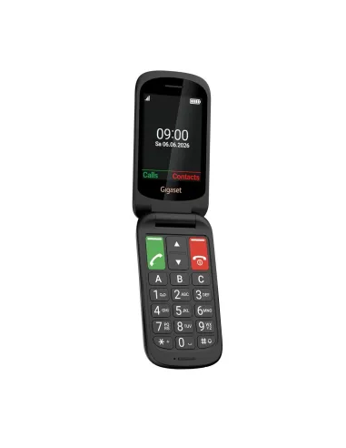 Gigaset GL40 Negro: teléfono 4G plegable con SOS y USB-C