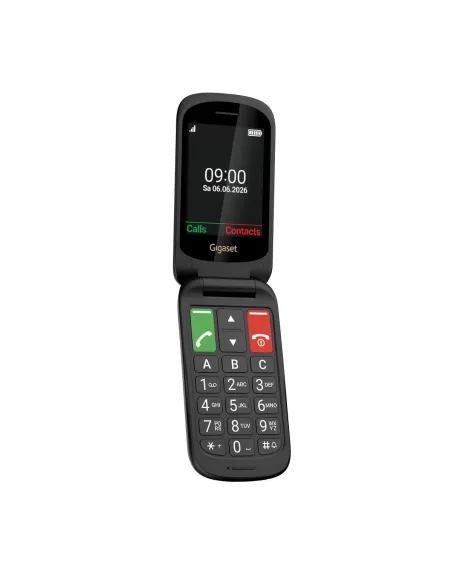 Gigaset GL40 Negro: teléfono 4G plegable con SOS y USB-C