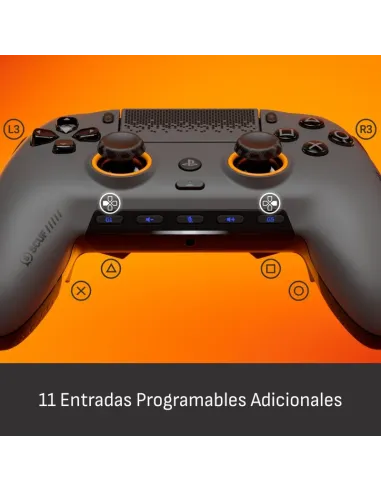 SCUF Omega Gris acero: mando PS5 y PC con paletas gaming