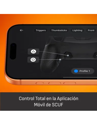SCUF Omega Gris acero: mando PS5 y PC con paletas gaming