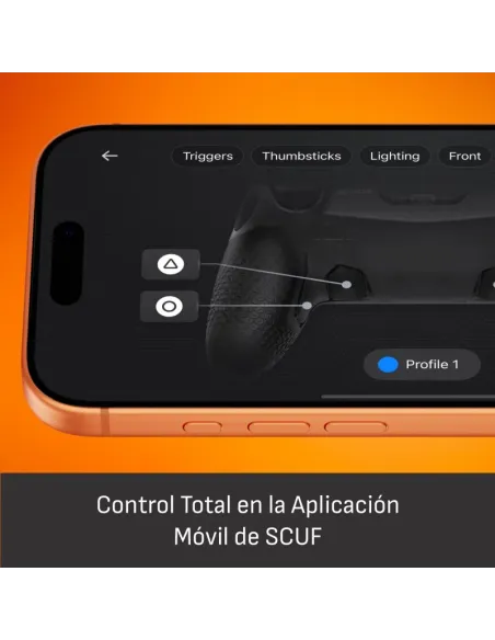 SCUF Omega Gris acero: mando PS5 y PC con paletas gaming