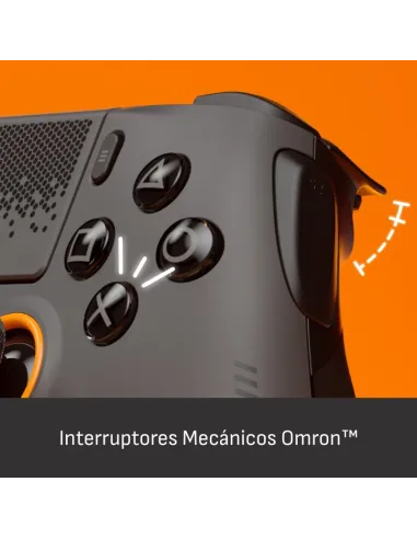 SCUF Omega Gris acero: mando PS5 y PC con paletas gaming