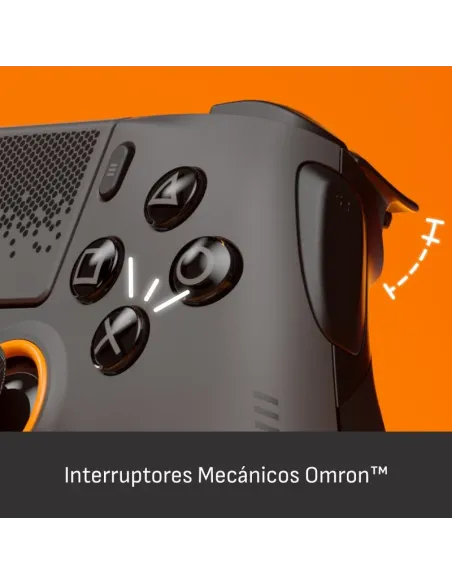 SCUF Omega Gris acero: mando PS5 y PC con paletas gaming