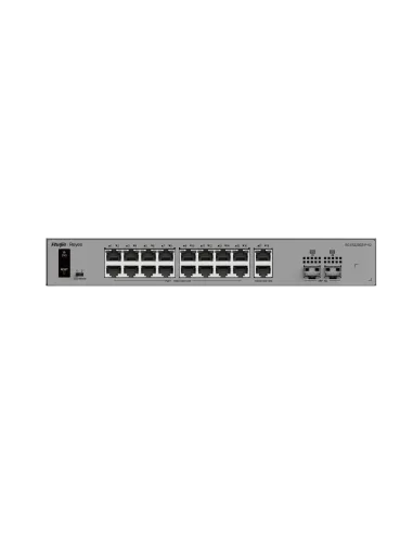 Reyee RG-ES220GS-P-V2 Switch PoE inteligente de 18 puertos Gigabit gestionado en la nube con 2 puertos SF