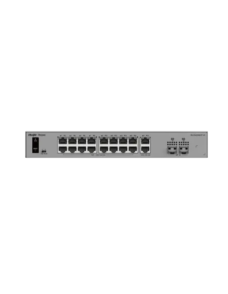 Reyee RG-ES220GS-P-V2 Switch PoE inteligente de 18 puertos Gigabit gestionado en la nube con 2 puertos SF