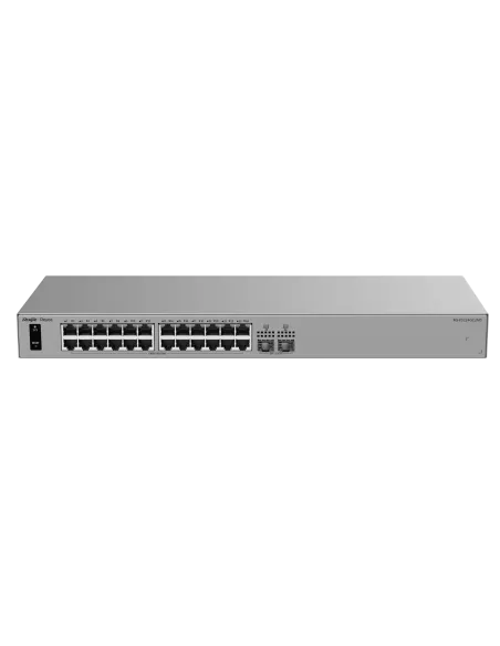 Reyee RG-ES224GC2MS Switch inteligente de 24 puertos Gigabit sin PoE gestionado en la nube