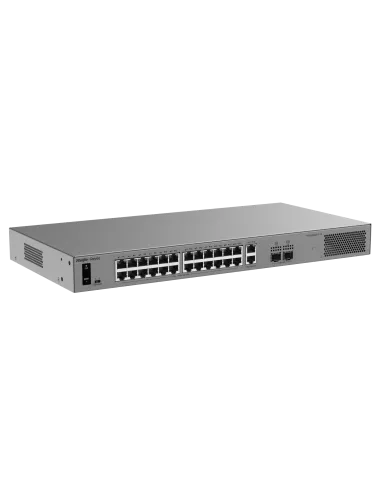 Reyee RG-ES228GS-P-V2: switch PoE+ 24 puertos rack 370 W
