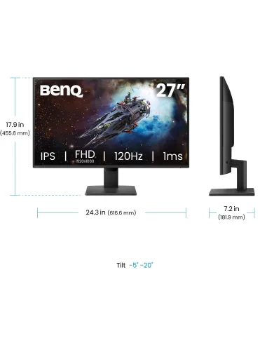 BenQ GW2790P: monitor IPS Full HD de 27 pulgadas, 120 Hz