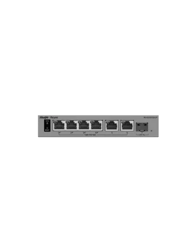 Reyee RG-ES207GS-LP Switch PoE inteligente de 6 puertos Gigabit gestionado en la nube con 1 puerto SFP
