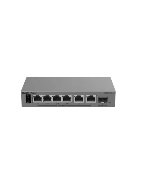 Reyee RG-ES207GS-LP: switch PoE Gigabit cloud 4P con SFP