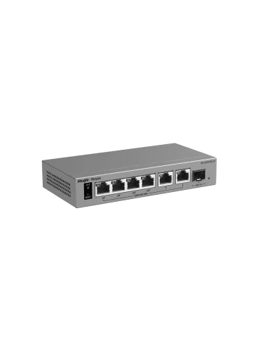Reyee RG-ES207GS-LP: switch PoE Gigabit cloud 4P con SFP