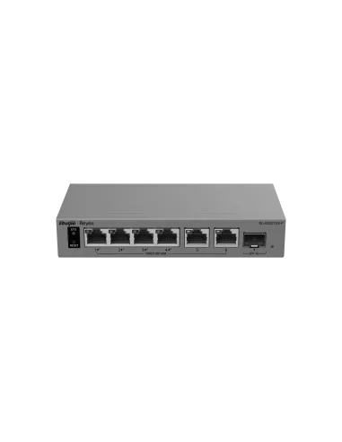 Reyee RG-ES207GS-P Switch PoE inteligente de 6 puertos Gigabit gestionado en la nube con 1 puerto SFP
