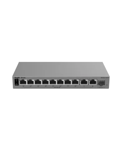 Reyee RG-ES211GS-P Switch PoE de gestión inteligente desde la nube de 10 puertos gigabit con 1 puerto SFP