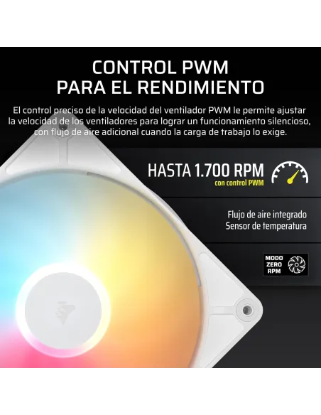 Ventilador CORSAIR iCUE LINK RX140 II RGB PWM 140 mm PC