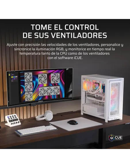 Ventilador CORSAIR iCUE LINK RX140 II RGB PWM 140 mm PC