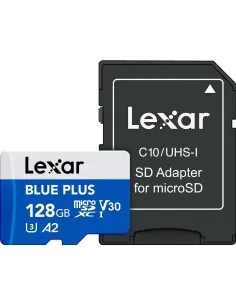 Lexar Blue Plus microSDXC 128GB con adaptador SD-1406406