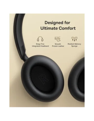 auriculares Baseus Bowie MH1 Cosmic Black con ANC y LDAC
