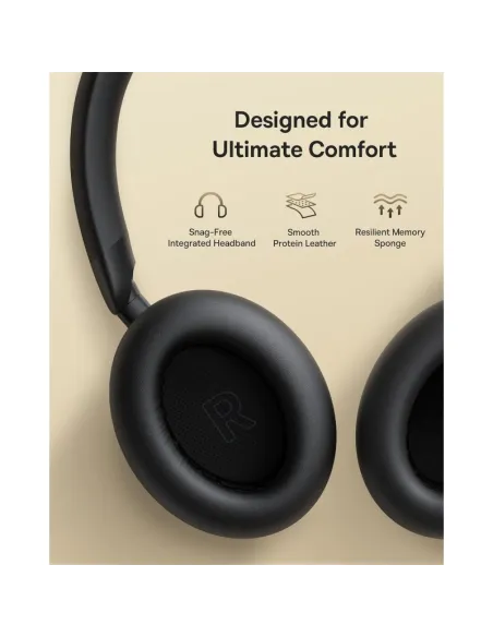 auriculares Baseus Bowie MH1 Cosmic Black con ANC y LDAC