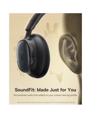auriculares Baseus Bowie MH1 Cosmic Black con ANC y LDAC