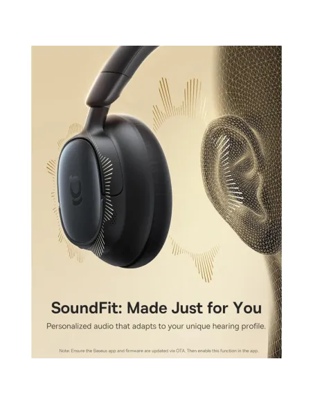 auriculares Baseus Bowie MH1 Cosmic Black con ANC y LDAC