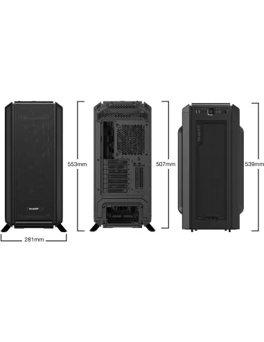 Be quiet! Silent Base 802 Negra con cristal Templado USB 3.2