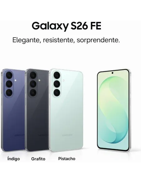 Móvil Samsung Galaxy S26 FE 5G 8GB 128GB 6.7" Negro Grafito